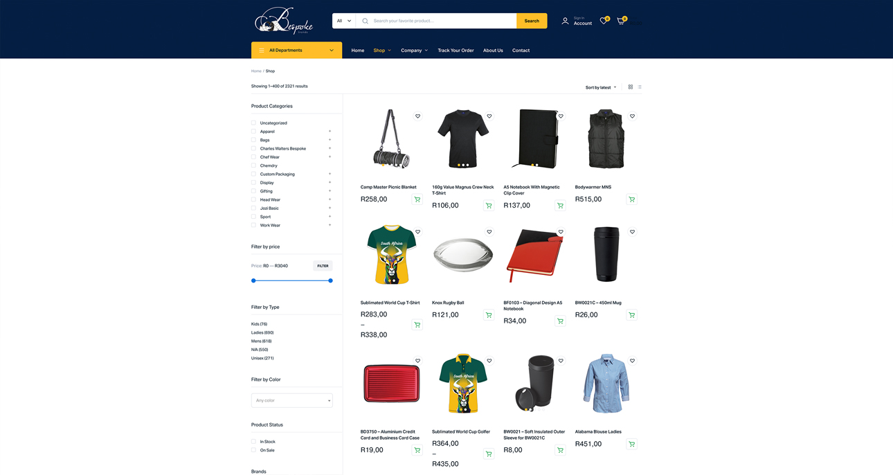 Bespoke-shop
